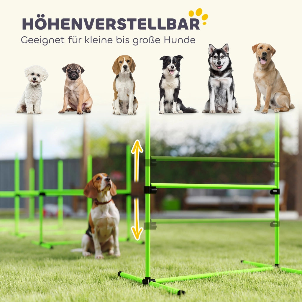 Set Agility per Cani ¨C zephmum ¨C Verde 99x65x94 cm