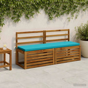 Cuscino per panchina SOEST 100% Poliestere Turchese 949076