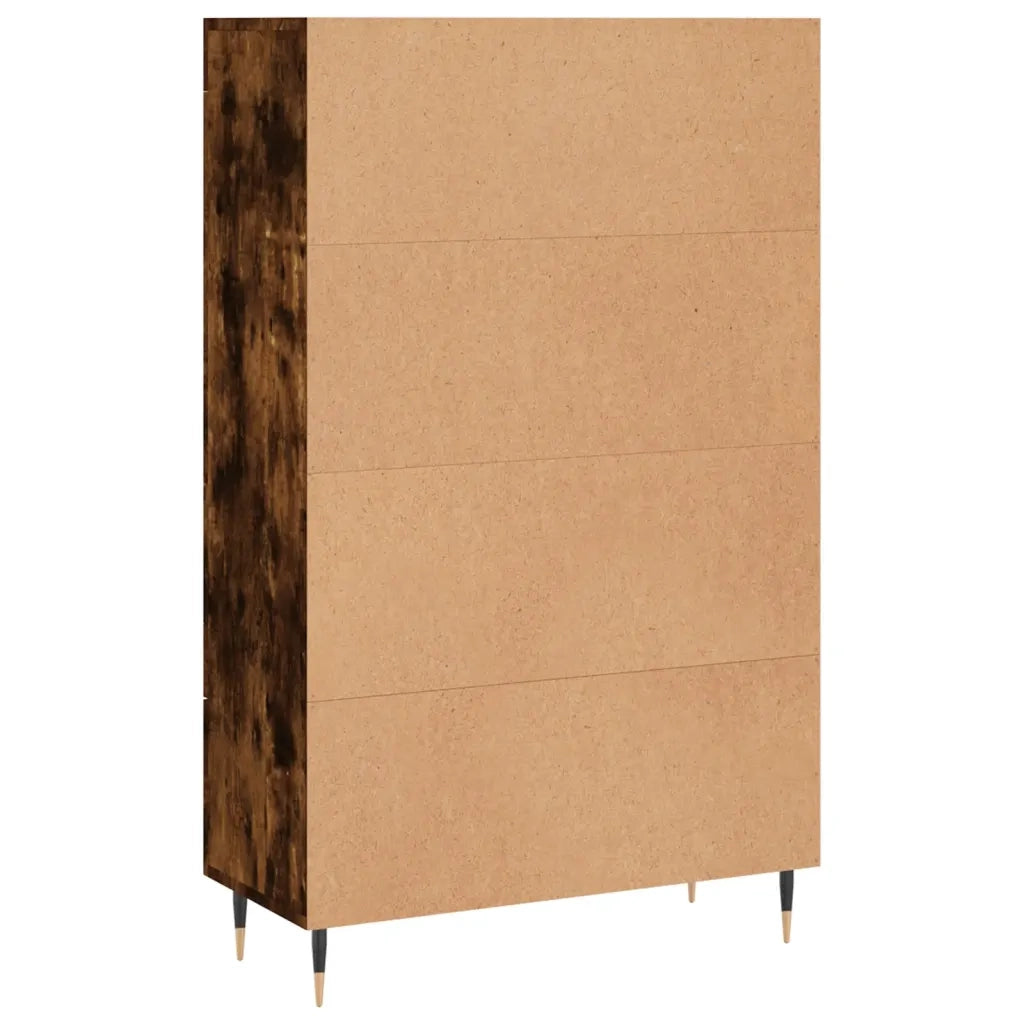 Credenza-Buffet-Armadio da cucina Rovere Fumo 69,5x31x115 cm in Legno Multistrato 368071