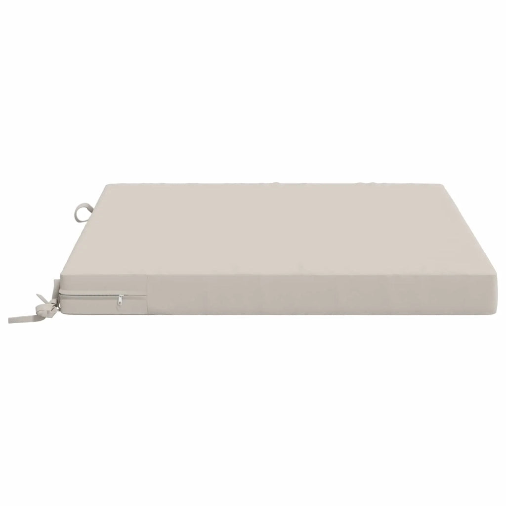 Cuscini per Sedia in 4 Pezzi SOEST 4 pz 100% Poliestere Bianco 944882