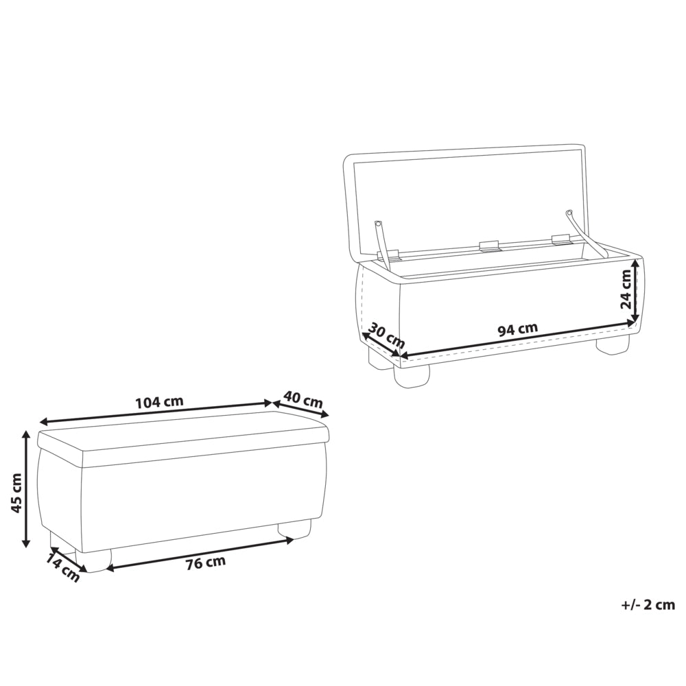 Panca da ingresso con contenitore gambe in legno di pioppo in tessuto facile da pulire nero piano ribaltabile stile moderno