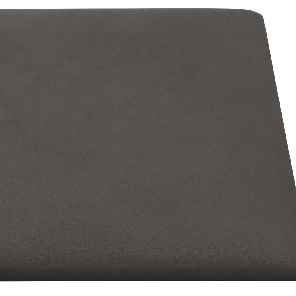 Testiera | Testata da Parete 12 pcs Grigio Scuro Velluto