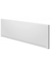 Grembiule vasca frontale universale 170x57 cm in acrilico bianco