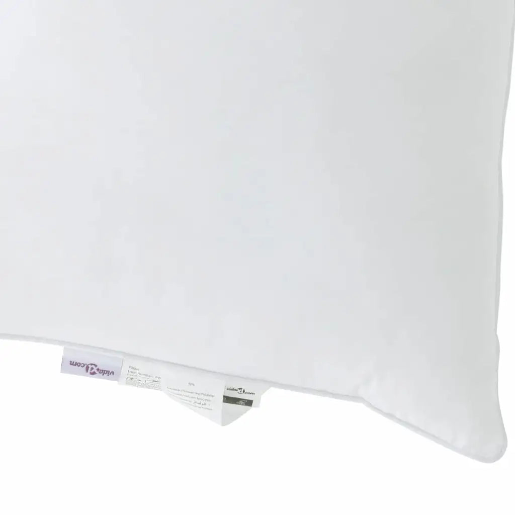 Cuscino Bianco 40 x 60 cm Cotone e Poliestere 42007793