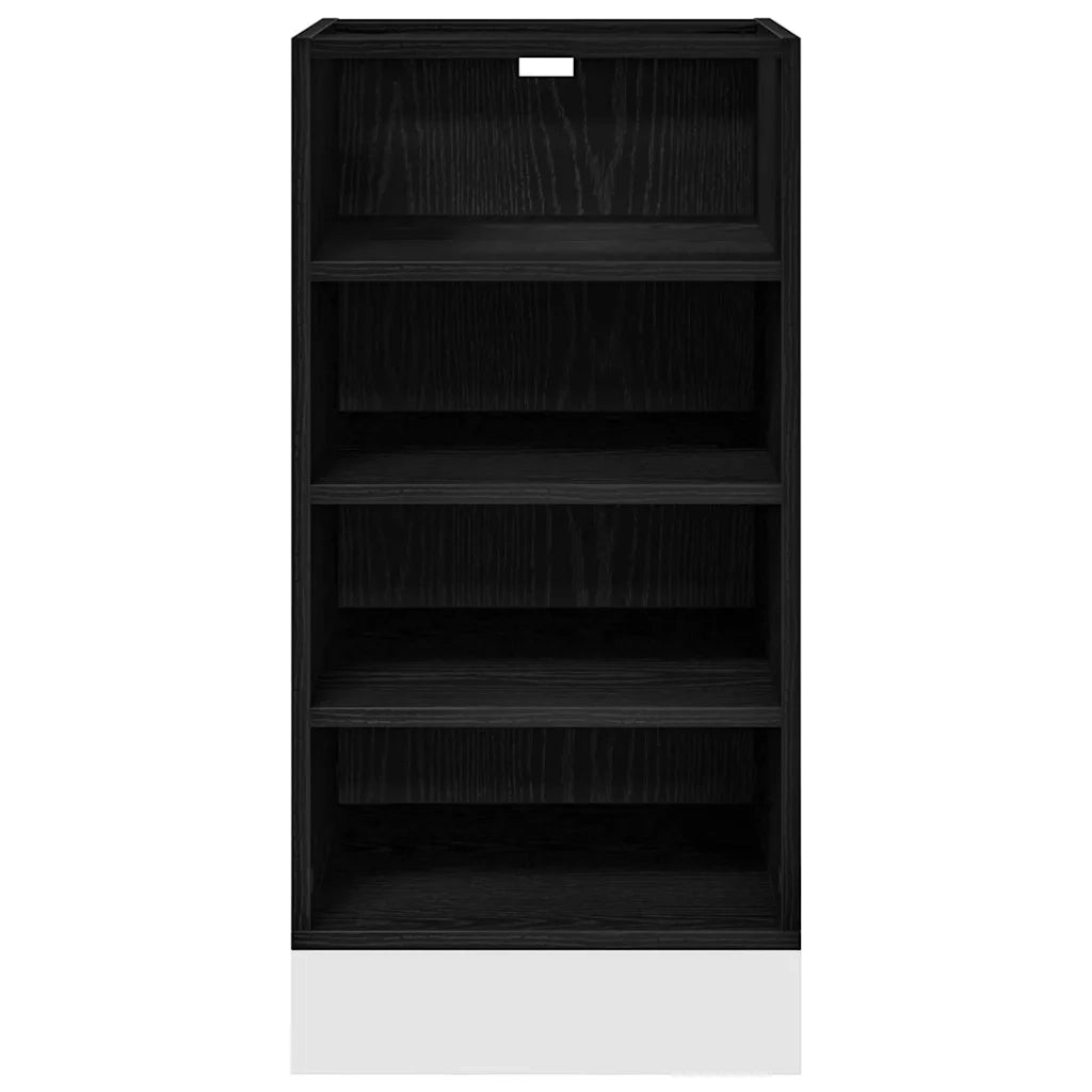 Base per Cucina-Mobile Base da Cucina Riga Rovere nero 40 x 44,5 x 81,5 cm