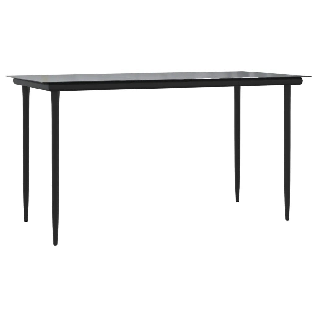 Set Pranzo da Giardino 5pz con Cuscini Grigio Chiaro Polyrattan