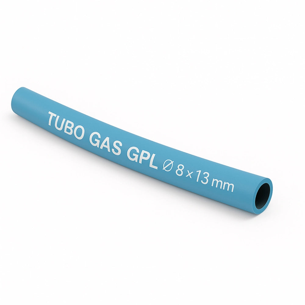 Tubo flessibile in gomma per gas gpl per impianti sicuri *** lunghezza metri 25, confezione 1