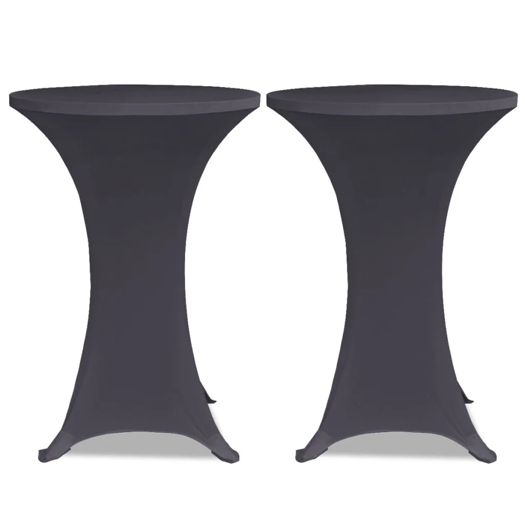 Copertura Elastica per Tavolo 80 cm Antracite CFW7436796