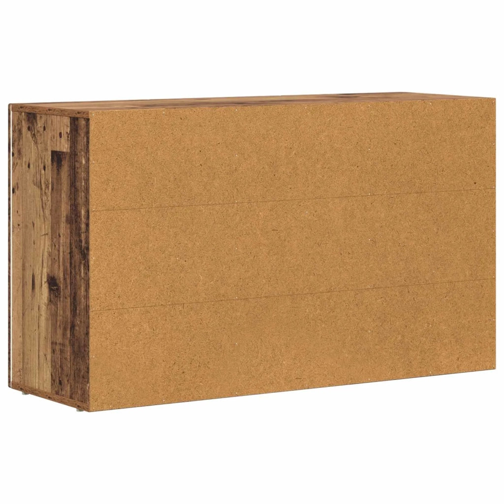 Credenza | Madia | Buffet da pranzo | Armadio da pranzo Legno vecchio 100 x 35 x 59 cm Legno multistrato