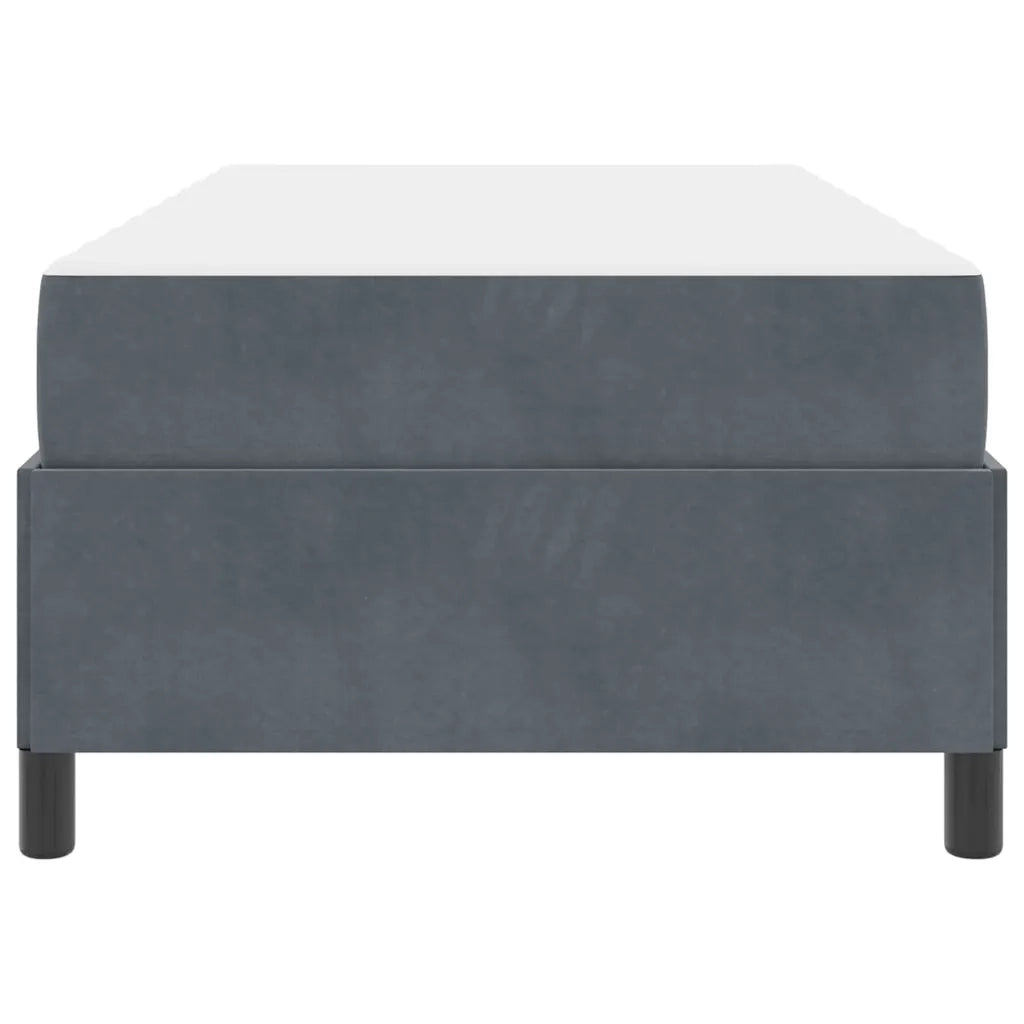 Struttura del letto Grigio scuro 80 x 200 cm Tessuto 3399025