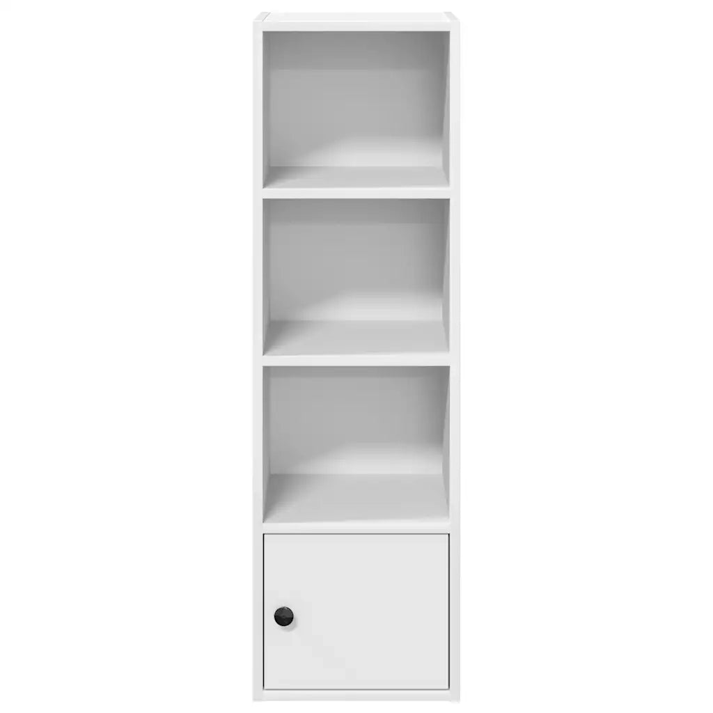 Libreria Bianca 31x24x102 cm in Legno Multistrato 860337