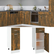 Mobile con Cassetto “Lyon” Rovere Fumo 30x46x81,5 cm 815567
