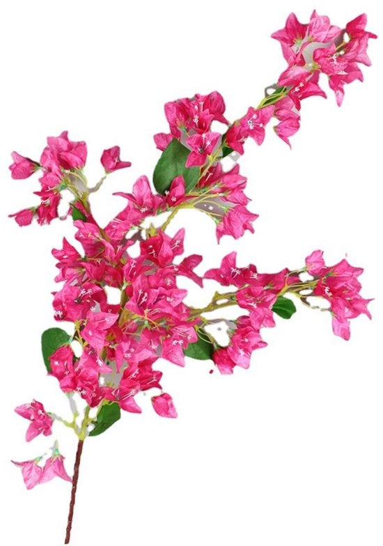 Fiori artificiali di Bougainvillea 47,2 pollici - Bouquet di fiori di prugno manufatti a mano - Sostenibile e senza manutenzione - Ideale per matrimoni e feste - Fiori artificiali