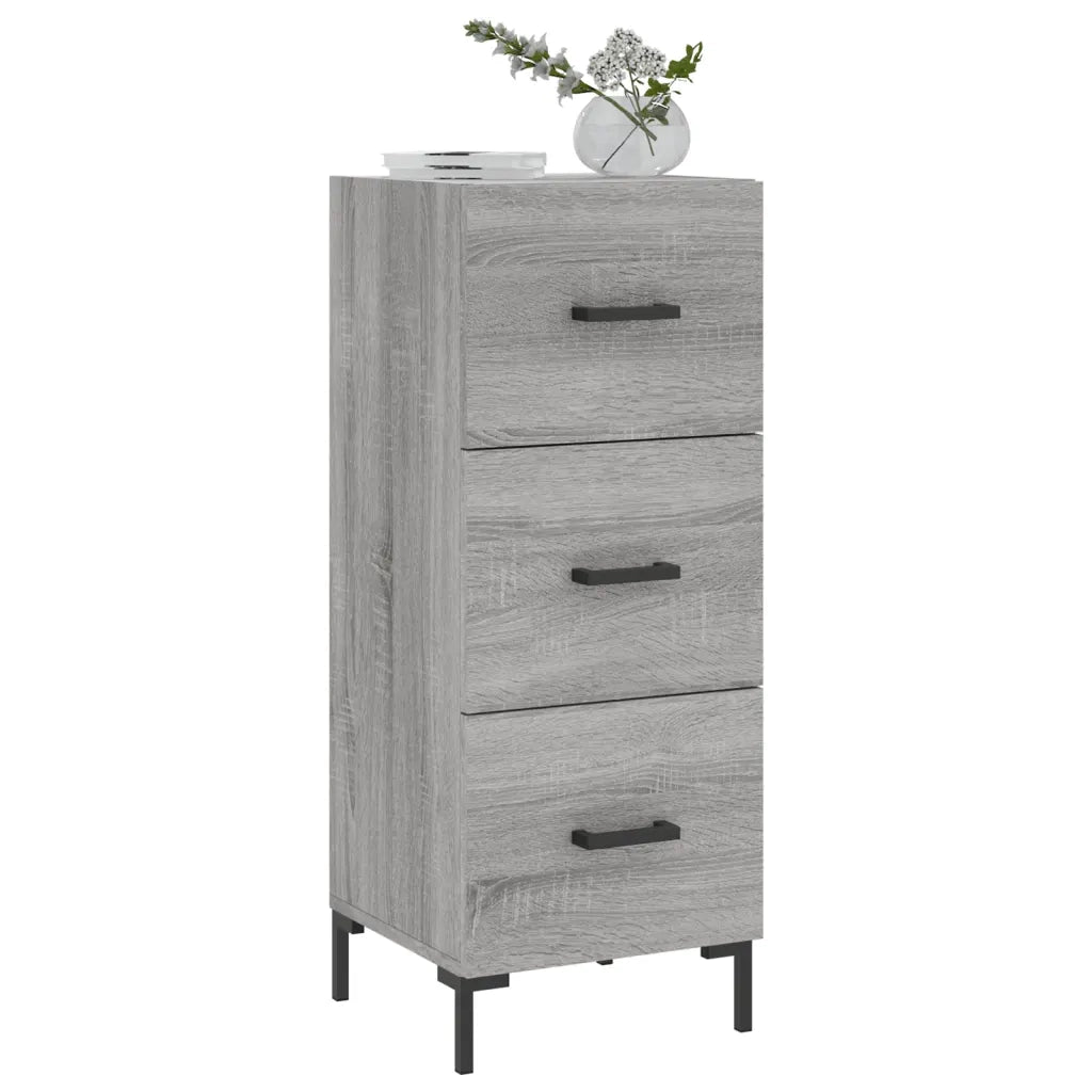 Credenza Grigio Sonoma 34,5x34x90 cm in Legno Multistrato 828610