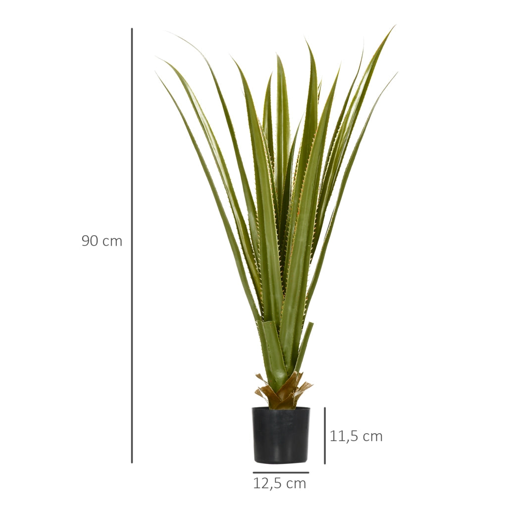 Pianta Artificiale Agave ¨C Xylo ¨C 90 cm 16 Foglie Interno Esterno
