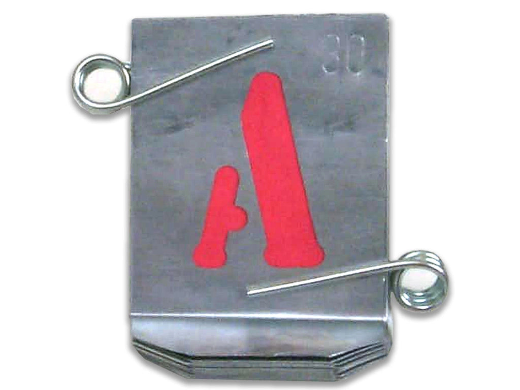 VBW Stampi Alfabeto in Zinco 80 mm - Set Completo Lettere Maiuscole per Marcatura su Metallo Legno Plastica colore Nero