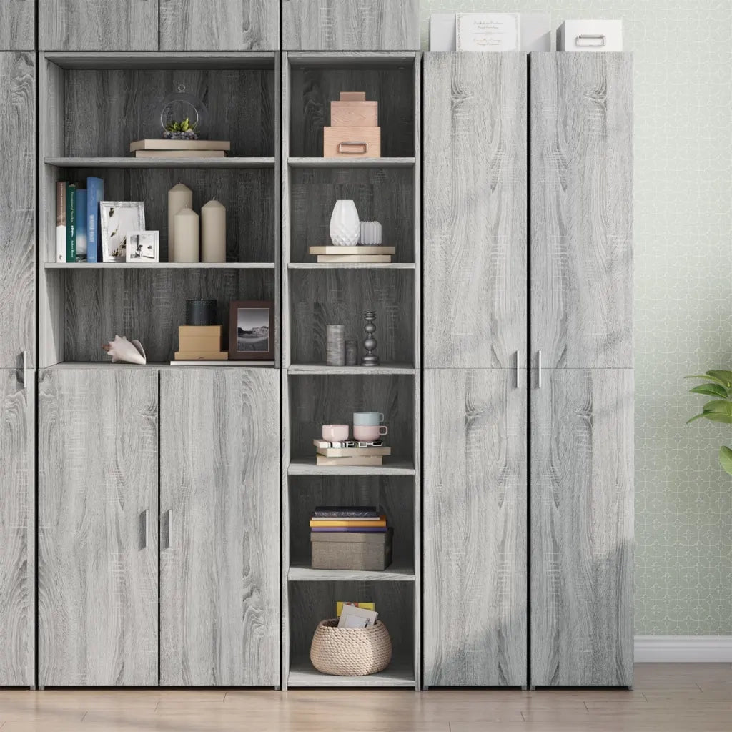 Credenza Grigio Sonoma 40x41x185cm in Legno Multistrato 3281671