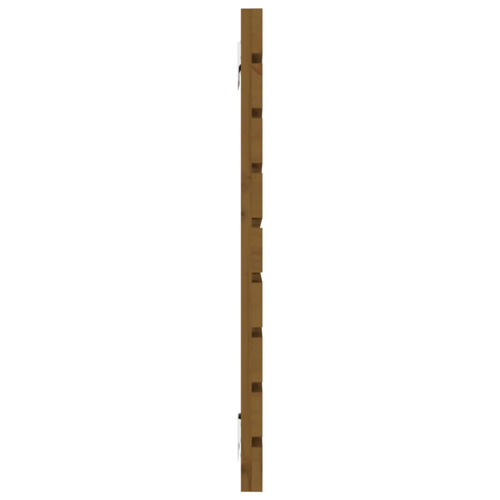 Testiera | Testata da Parete Ambra 146x3x63 cm in Legno Massello di Pino