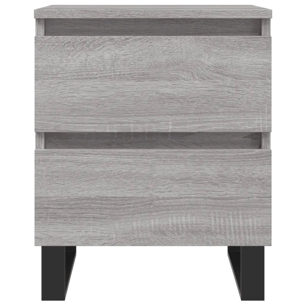 Comodino | Armadio da Notte | Mobiletto da notte Grigio Sonoma 40x35x50 cm in Legno Multistrato