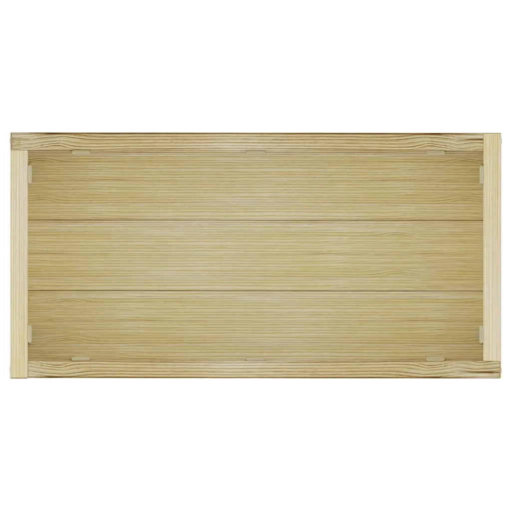 Fioriere | Cassetta per fiori | Letto Rialzato 100x50x40 cm in Legno Rettangolare