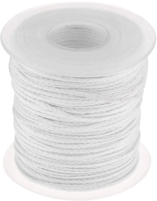 Fiammiferi sostitutivi in cotone per lampade a olio - Design intrecciato - Ambientalmente compatibili - Per uso DIY - Sicuri e facili da utilizzare - Fiammiferi