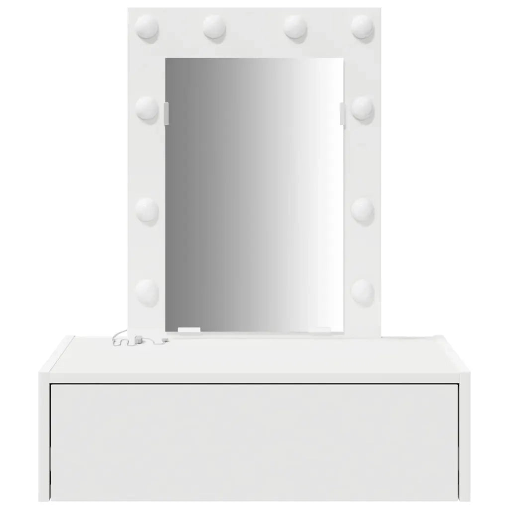 Toeletta | Tavolo da Trucco Bianco 60 x 40 x 70 cm Legno multistrato