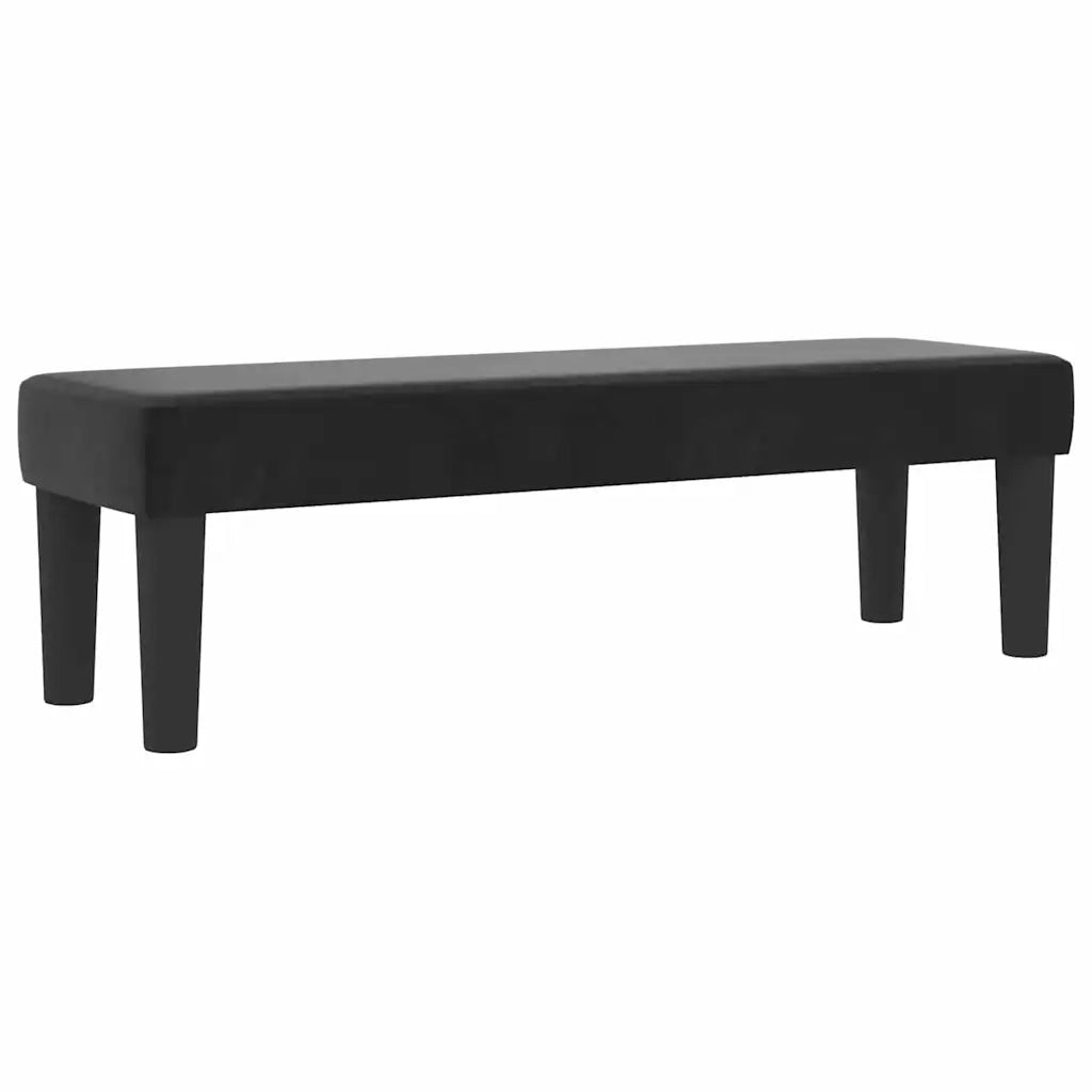 Letto a molle con cuscino Nero 200 x 140 cm Velluto 3344518