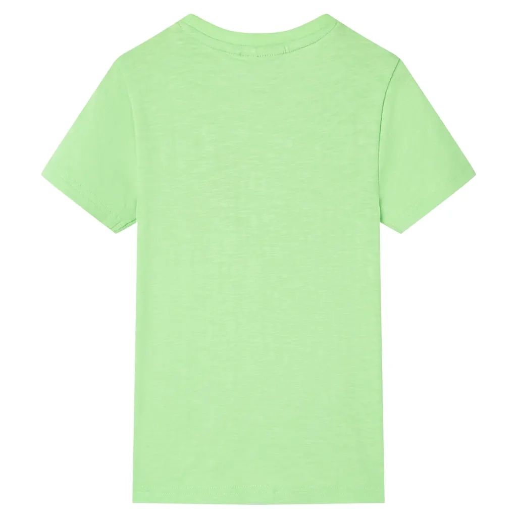 Maglietta da Bambino Verde Neon 128 12472