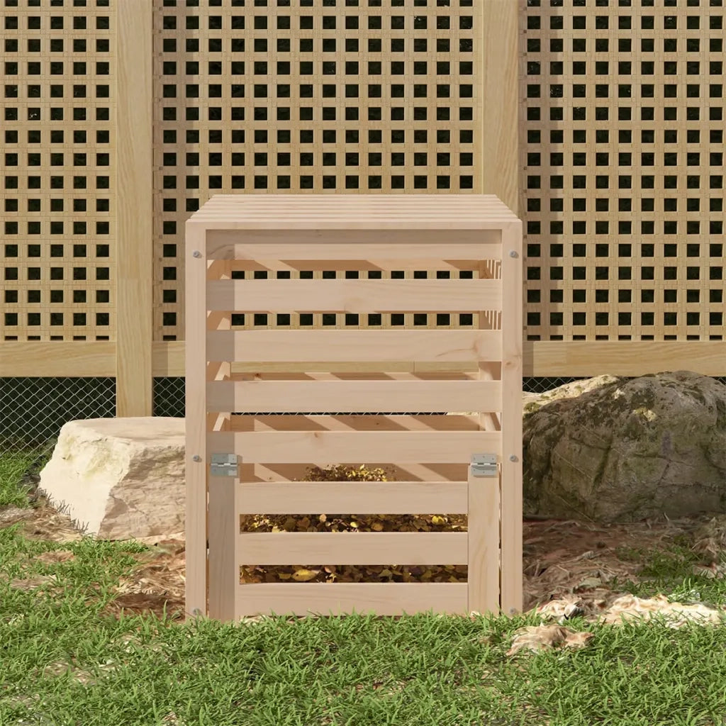 Compostiera 63,5x63,5x77,5 cm in Legno Massello di Pino 823808