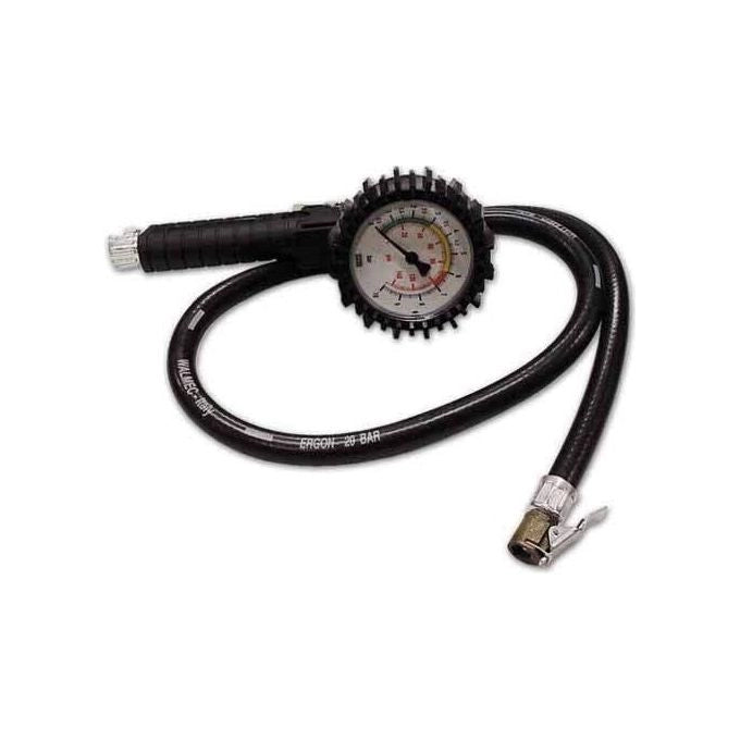 Walmec 50106 PG-S Pistola di Gonfiaggio con Manometro Nylon Leva Doppio Effetto 80 cm 1,0 6,0 bar