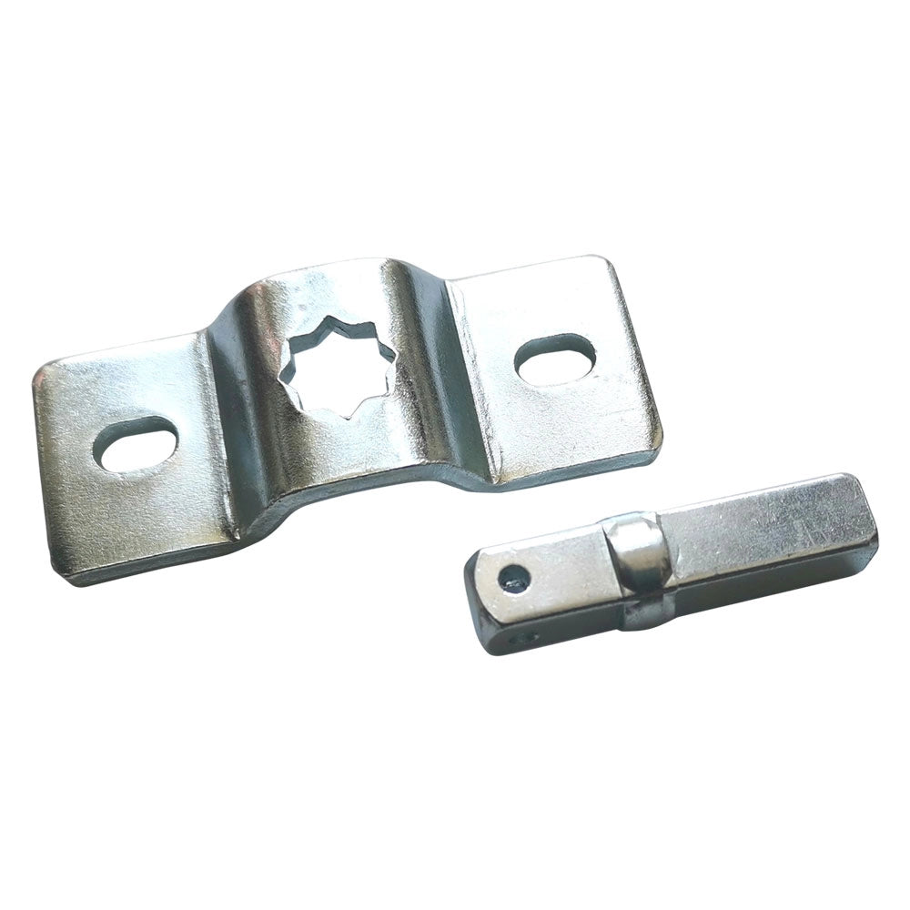 1pz supporto fissaggio per motore tapparelle completo di perno quadro cod:ferx.3089022nlm.stock