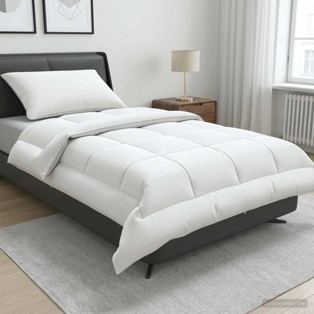 Set di piumone e cuscini 2 pcs 135x200 cm Estate 140 GSM Lana 3440834