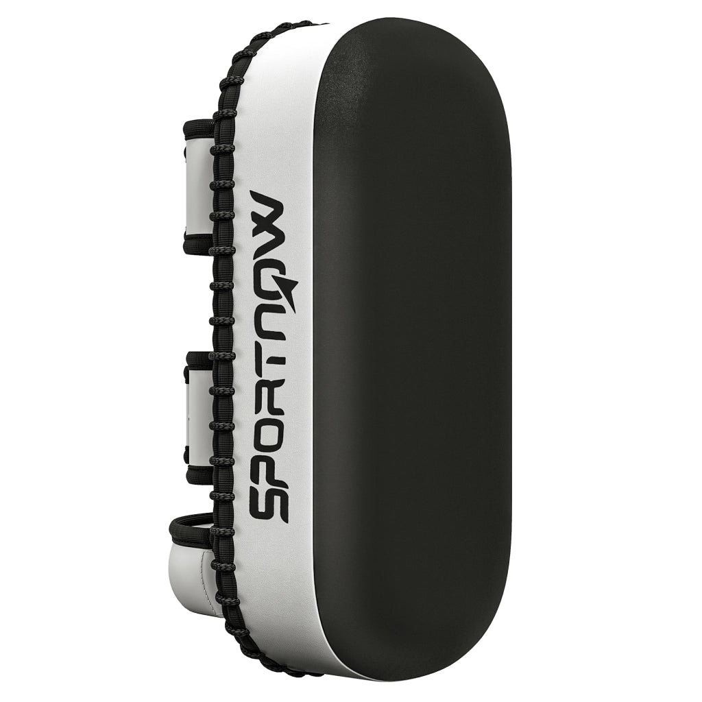 Parabordi Boxe e Muay Thai Imbottito per Braccio ¨C Xylo ¨C PU e EPE, 38x20x18 cm, Nero
