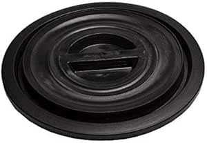 COPERCHIO PER BIDONE IMMONDIZIA SOVRAPPONIBILE per lt. 50 - nero  - ICS