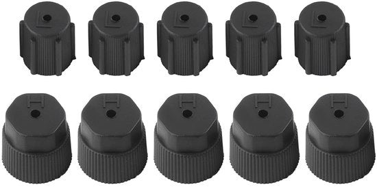 Set di doppi per condizionatore d'aria universali - 10 pezzi - Materiale ABS - Resistente allo scorrimento e corrosione - Consigliato per installazioni professionali