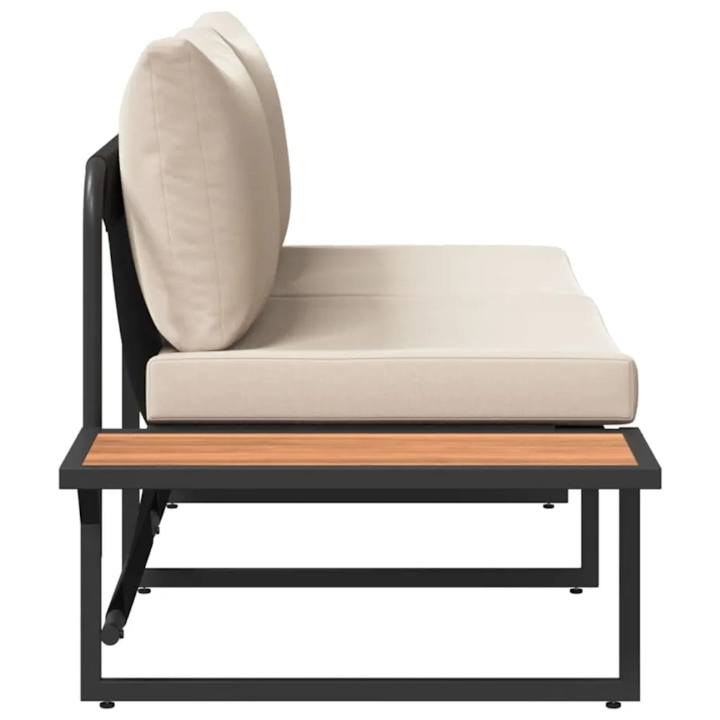Divano da giardino-Sofa da Giardino-Divano da esterno Talpa 200,5 x 70 x 85,5 cm Acciaio