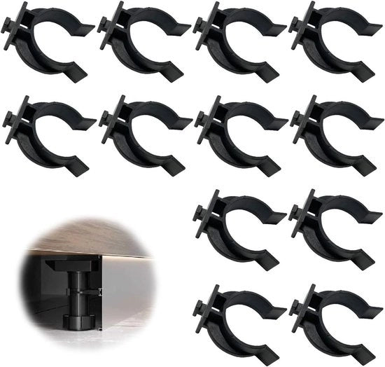 Sosteggi per pavimento in cucina 12 pezzi clip per piastrelle di cucina supporti per piastrelle di bagno supporti per pavimento 28-32 mm piedi per cucina - robusti