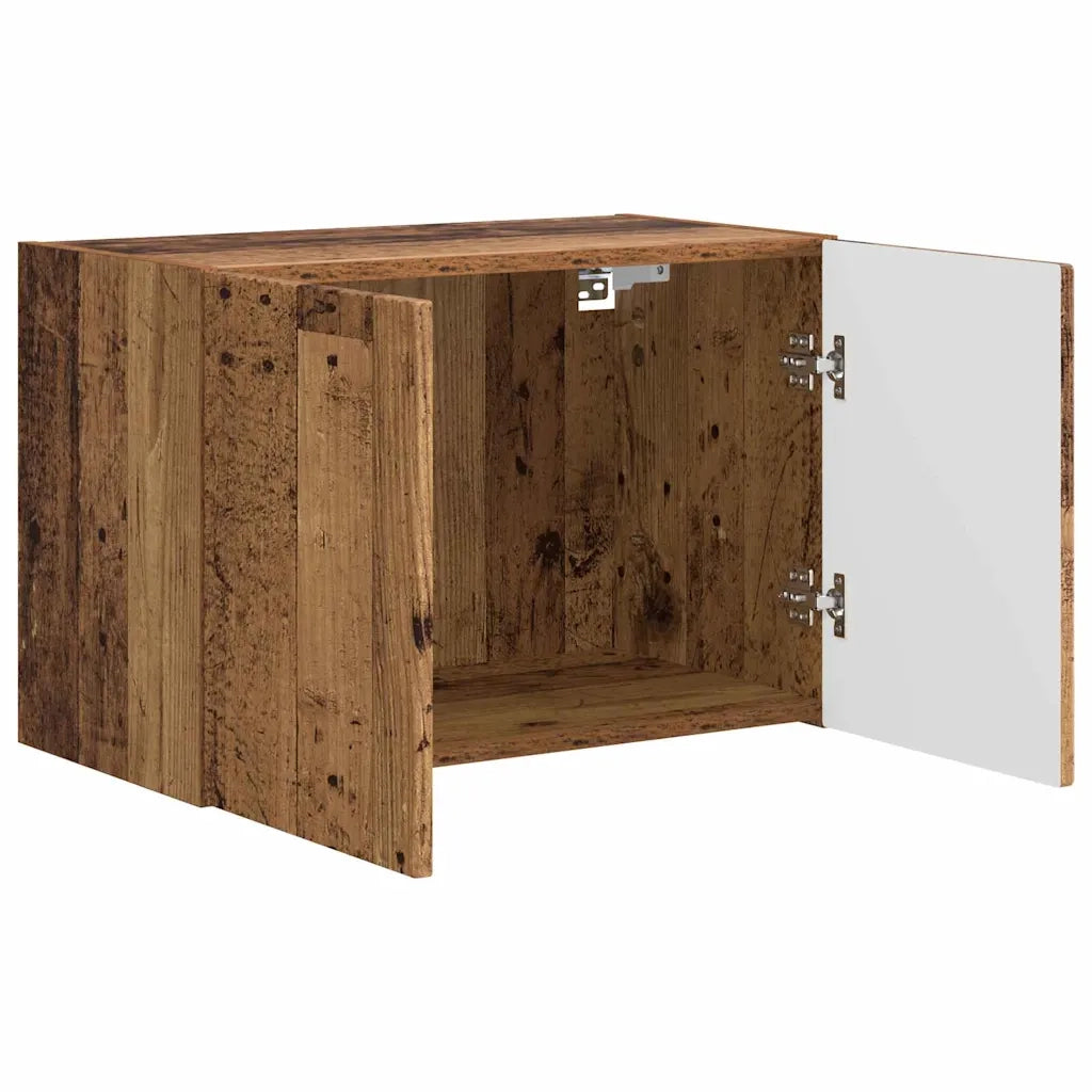 Mobile TV da parete-Mobile TV a Muro-Credenza TV Legno vecchio 59,5 x 31 x 40 cm