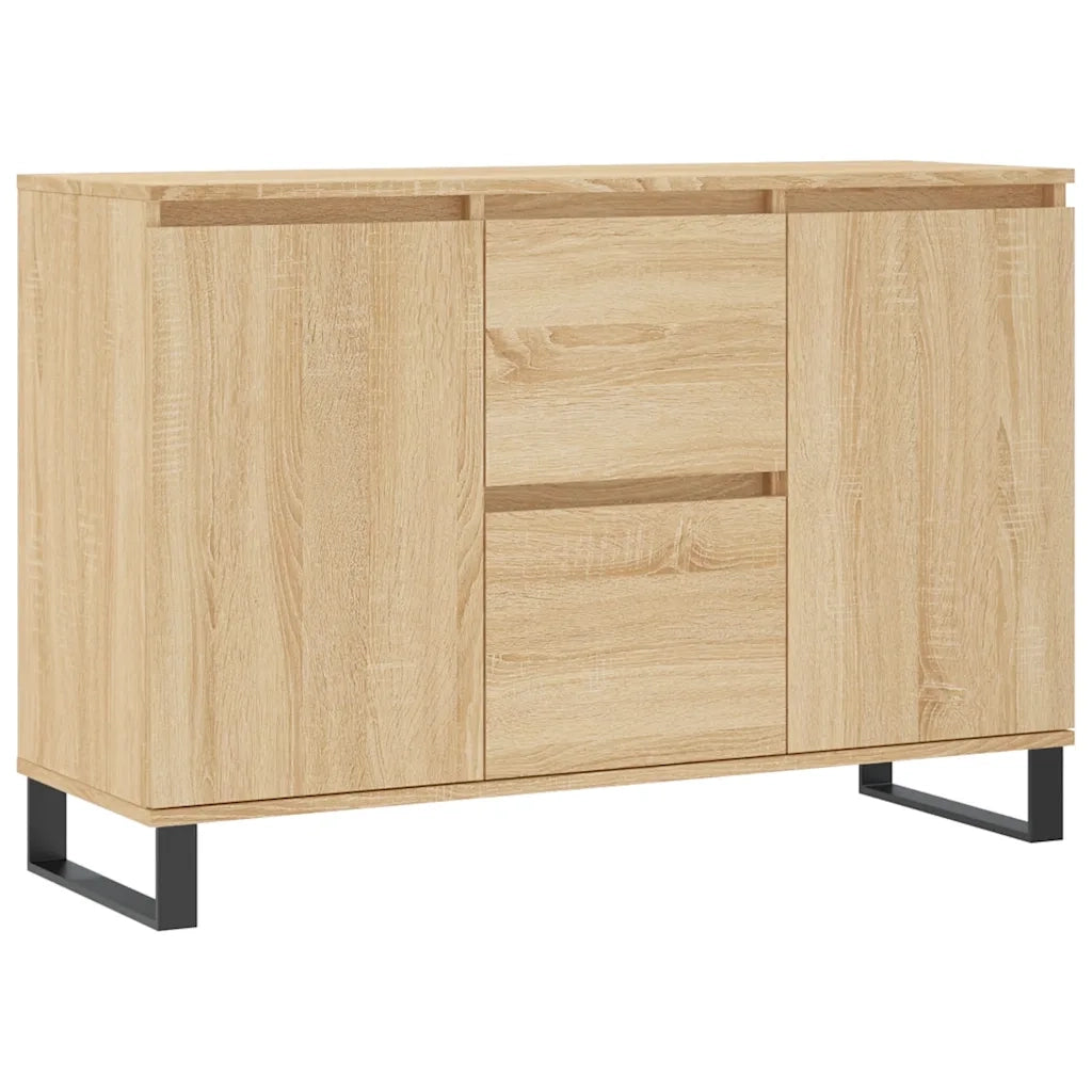 Credenza | Madia | Buffet da pranzo | Armadio da pranzo Rovere Sonoma 101,5x35x70 cm in Legno Multistrato