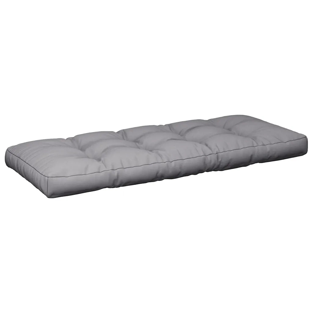 Cuscini per Pallet 2 pz Grigi in Tessuto 360822