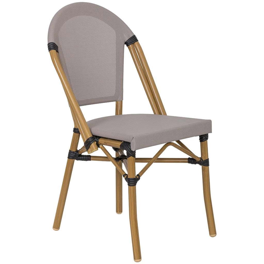 Chaise longue in alluminio grigio e ruggine sintetico 46x58x89 cm