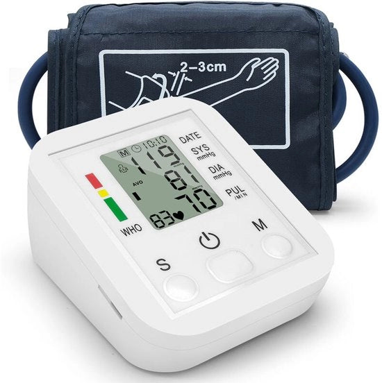 Monitor di Pressione Arteriosa con Cavo di Sospensione - Display Digitale - Bianco