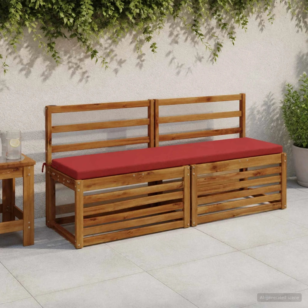 Cuscino per panchina SOEST 100% Poliestere Rosso 948980