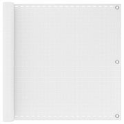 Schermo da balcone Bianco 90 x 1200 cm HDPE e alluminio 4002891