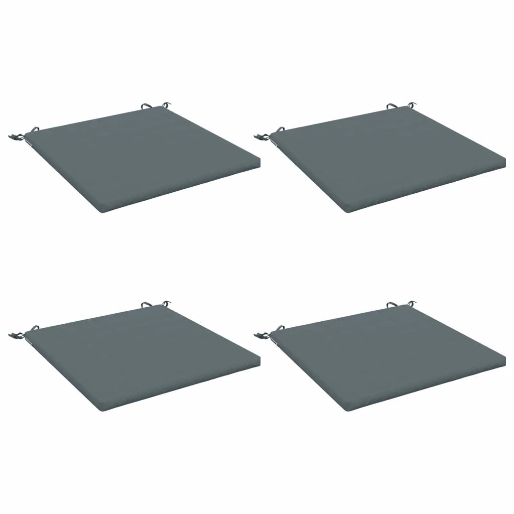 Cuscini per Sedia in 4 Pezzi SOEST 4 pz 100% Poliestere Blu 944944