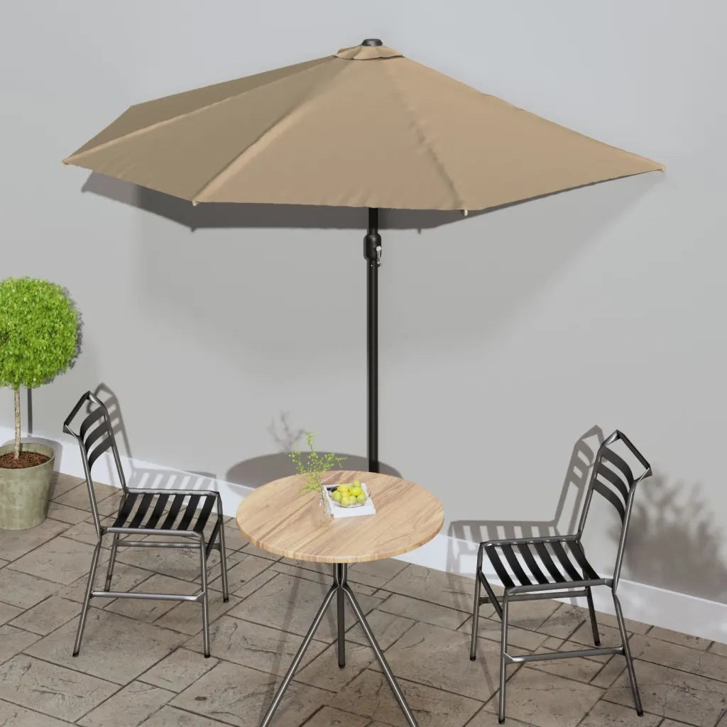 Ombrello | Parasolne da Balcone Palo in Alluminio Talpa 270x144 cm a Met¨¤