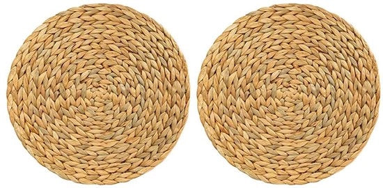 Set di 4 cuscini per bicchiere e piatti rotondi - Sostenibile e Moderno - Acquilega