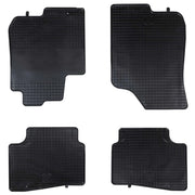 Tappetino per Auto 4 pcs Nero Gomma 42029146