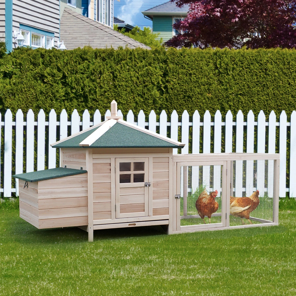 Pollaio da Giardino in Legno ¨C Minimal ¨C 196x76x97cm