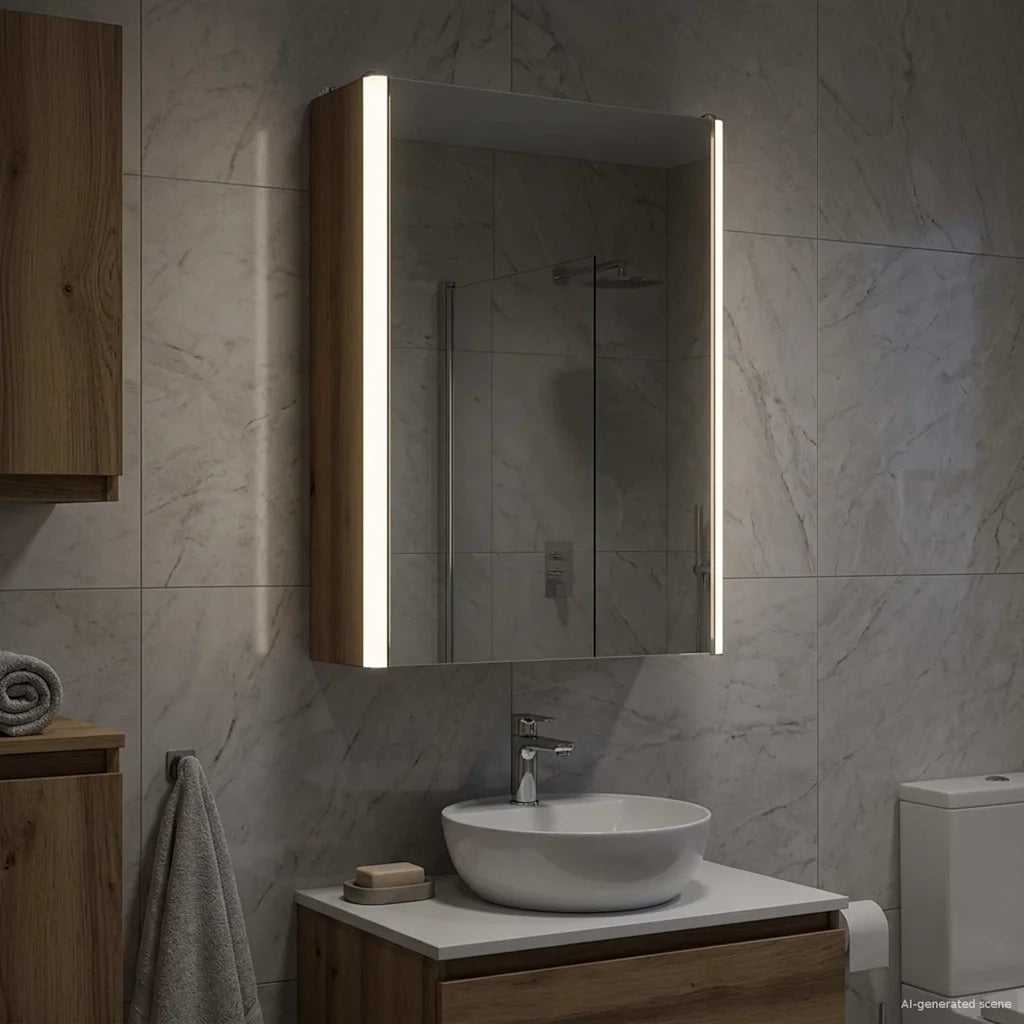 Mobiletto per specchio da bagno Rovere Artigianale 889222